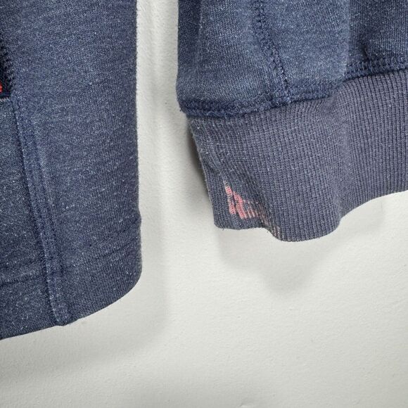 Southern Tide to Trail Quarter Zip Sweater Pullover Men Large Navy Blue Pockets - Picture 3 of 10